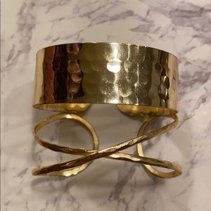 Pair of gold bracelets